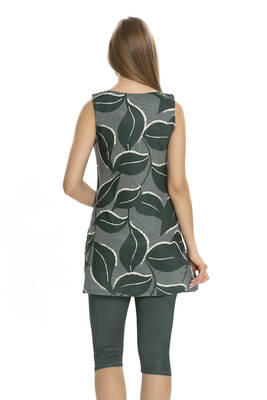 Armes - Zero Sleeve Tights Semi Covered Swimsuit 152-505 Khaki (1) Armes - Zero Sleeve Tights Semi Covered Swimsuit 152-505 Khaki (1)