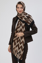 Remsa - Zigzag Pattern Women's Shawl 5061 Black