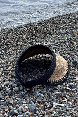 Remsa - Zigzag Trim Visor Straw Hat Sun Protector Accessory (1)